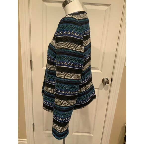 Tahari Arthur S. Levine Multicolor Geometric Patterned Jacket, Size 16 (US) - Picture 5 of 9